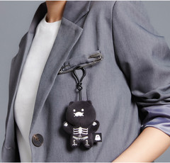 KAKAO Friends Halloween Luminescent Skeleton Choonsik KEYRING [ NO tariff to US]