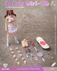 LT005: Crazy Figure 1/12 Sport Girl Clothed Action Figure – YOYO