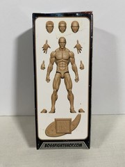 Vitruvian H.A.C.K.S. HACKS Light Fawn Blank Male Figure Boss Fight 1:18