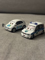 DISNEY PIXAR CARS – ERIK LANELY + ALEX CARVILL WGP LOT 2 Diecast Metal 1:55 FIAT