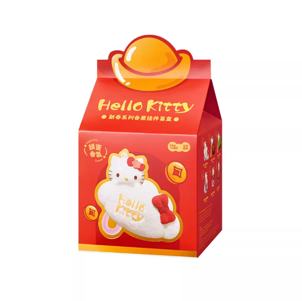 💡 Miniso x Hello Kitty Spring Festival Fragrance Vinyl Plush One Blind Box