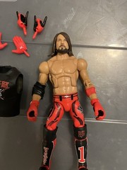 WWE Elite 104 Aj Styles Wrestling Figure Mattel WrestleMania Raw Smackdown TNA 6