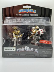 Hero World Power Rangers white ranger and tigerzord SIGNED BY JASON DAVID FRANK