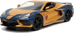 Jada Toys Marvel Wolverine X-Men 1:24 2020 Chevy Corvette Die-Cast Car with…
