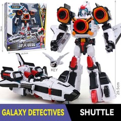 Tobot V Galaxy Detectives Shuttle Transforming Spacecraft Space Robot Kids Toy