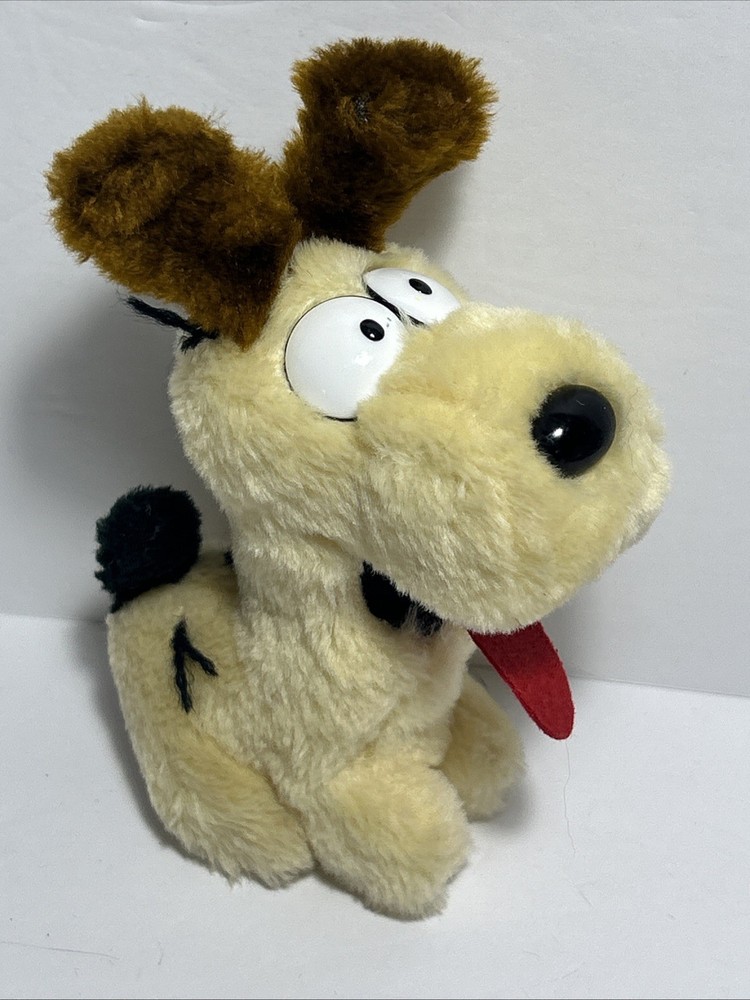 Vintage Odie Plush Toy Dakin 1983 Garfield Jim Davis 6” Tall Stuffed Animal