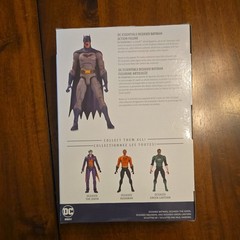 DC Direct DC Essentials DCeased Batman Action Figure Boxed, Gray/Black/Yellow