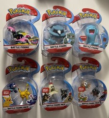 Pokemon Battle Figure Pack Lot of 6 Complete Set