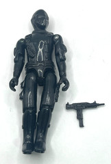 Vintage G.I. Joe 1982 SNAKE EYES – with weapon -New O ring – read
