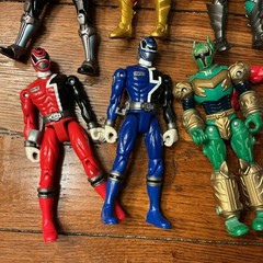 Power Rangers Lot Of 5.5” Figures (12) Years 2001,2004,2005,2006