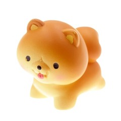 Cute Chubby Dog Surprise Toy Figure Cake Topper Desk Christmas Birthday Gift