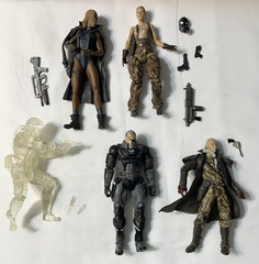 Metal gear solid McFarlane Medicom SNAKE Stealth Camouflage Action Figure Lot