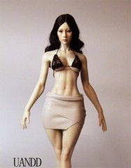 1:6 UANDD Female Action Figure Game Ver. PH Suntan Skin 12″ Body No Finger Bone