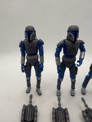 Star Wars The Clone Wars Death Watch Mandalorian Warrior Lot *see Pics