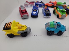 Paw Patrol True Metal Neon Rescue /Vehicles Diecast Lot Of 5