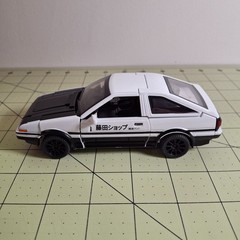 Alloy Deformed Car Transforming Toyota AE86