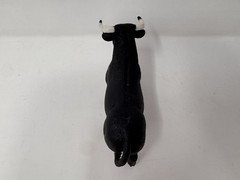 Schleich Retired 2017 Black Bull White Horns Farm Animal Figure