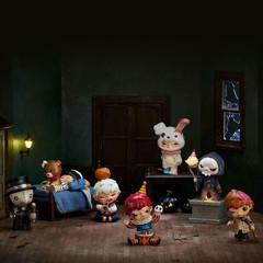 Hirono Monsters’ Carnival Series Blind Box Figures, Collectible Toys Home Decora
