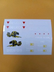 Gi Joe Classified 1:12 Chameleon Sticker Sheet, New Decal Sheet, Peel & Stick!