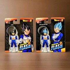 Bandai – Set of 2 Dragon Ball Flash Vegeta & Super Saiyan Blue Vegeta Figures