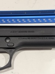 1:1 M92A1 Beretta Model full Metal Toy Gun Huge 92fs pistol collectible 2lbs