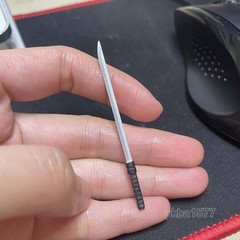 Hand-painted 1/18 Silver Sword Knight Weapon Model For 3.75″ Action Figure