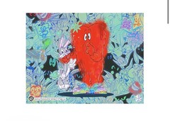 Hair-Raising Hare #1101 (Looney Tunes Animation Cel Art Scene)