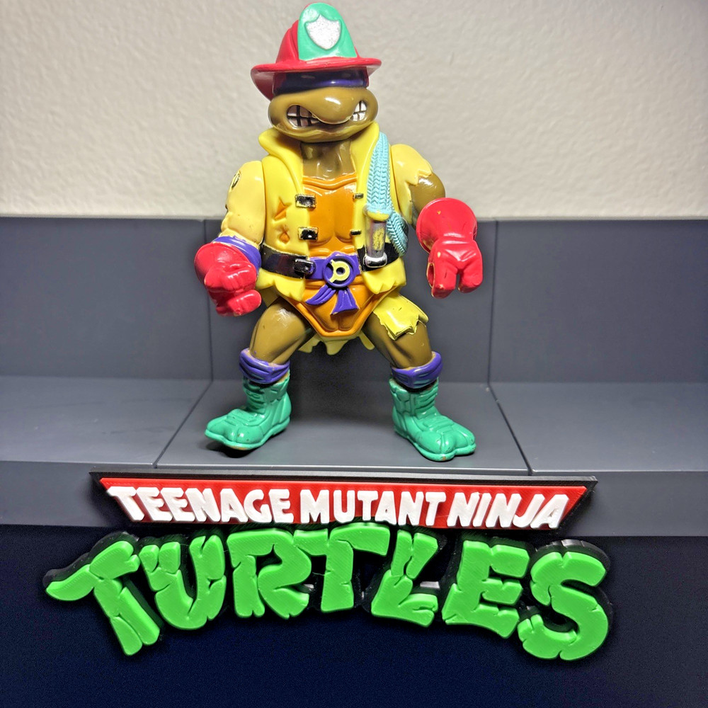 1991 Vintage TMNT Hose ‘Em Down Don Near Complete Figure Teenage Mutant Turtles
