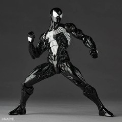 New Revoltech Amazing Yamaguchi Symbiote Spider-Man Black Ver KAIYODO