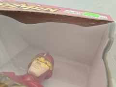 Tiger Electronics Talking Turbo Man 13in Action Figure Lights Sounds Rocket