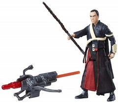 Hasbro Star Wars Rogue One CHIRRUT IMWE 3.75 projectile firing action figure NEW
