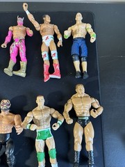 1990s WWE/WCW Wrestling Action Figures Lot of 12 Vintage And New