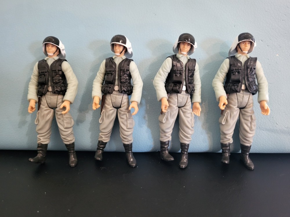 Rebel Fleet Trooper X4 Power of the Jedi STAR WARS LOOSE Not Complete S29