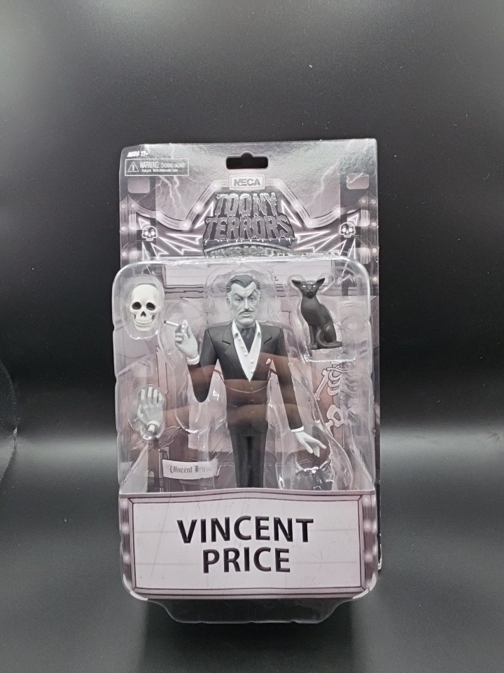NECA TOONY TERRORS (Silver Screen) Vincent Price 6″ Figurine- New And Sealed