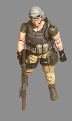 Joytoy Custom US Army Desert Special Ops., loose action figure 1:18 Scale