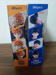 S.H.Figuarts Haikyuu!! Shoyo Hinata Tobio Kageyama Set of 2 BANDAI SPIRITS New