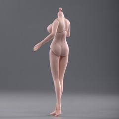 Super Big Breast 1/12 Woman Suntan Action Figure Seamless Body Model Toy No head