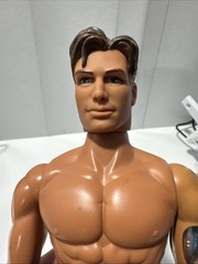 1998 MATTEL MAX STEEL ACTION FIGURE DOLL See Through Bicep Working Flex Action