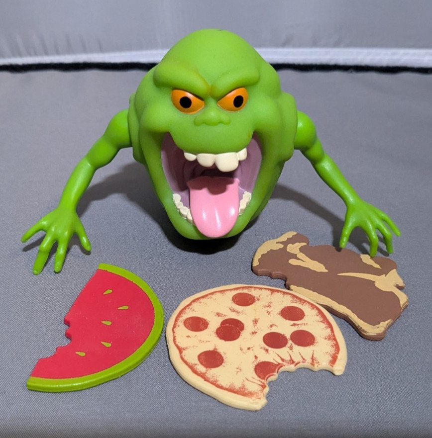 1984 Kenner SLIMER The Real Ghostbusters Figure Complete with Food Vintage