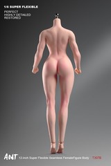 1/6 Female Natural Skin Big Bust Plump Silicone Seamless Body 12″ Action Figure