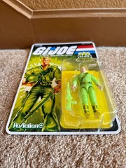 *NEW* GLOW PATROL DUKE Super7 Reaction+ ORing GI Joe – 3.75” (1/18 scale) Action