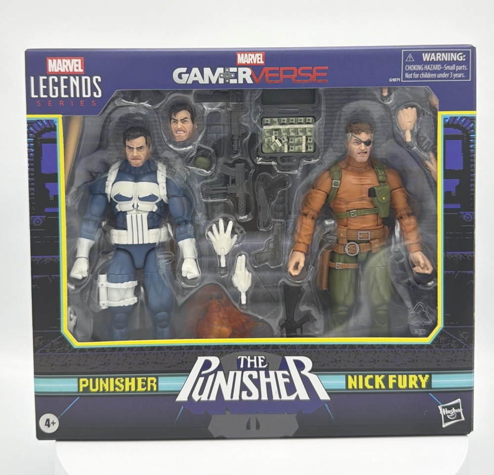 Hasbro Marvel Legends Punisher Nick Fury 2-Pack GamerVerse NIB