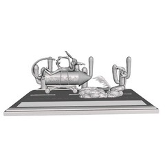 Wile E. Coyote and the Road Runner 3D Printed DIY Model kits