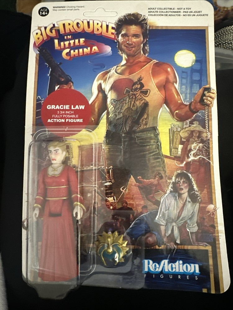 Big Trouble In Little China Gracie Law Action Figure (Re Action) 2015 3 3/4 Inch