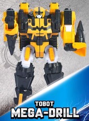 Tobot V Galaxy Detectives Mega Drill Action Figure Robot Combiner Boys Toy Car