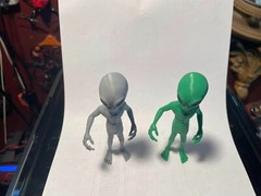 Gray/Green Alien Action Figure 4.5″ Tall! Sold Singly! Will Need To Kno Color