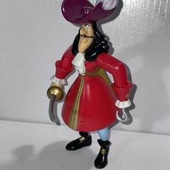 H1 Disney Store – Captain Hook 5”Movable Action Figure Complete With Sword !!!!!