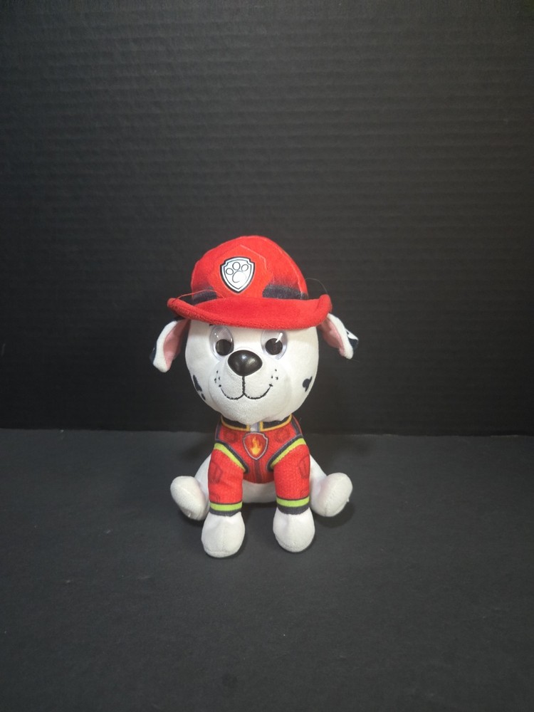 Spin Master Paw Patrol Mighty Pups Super PAWs Marshall, Stuff Animal Plush 6″