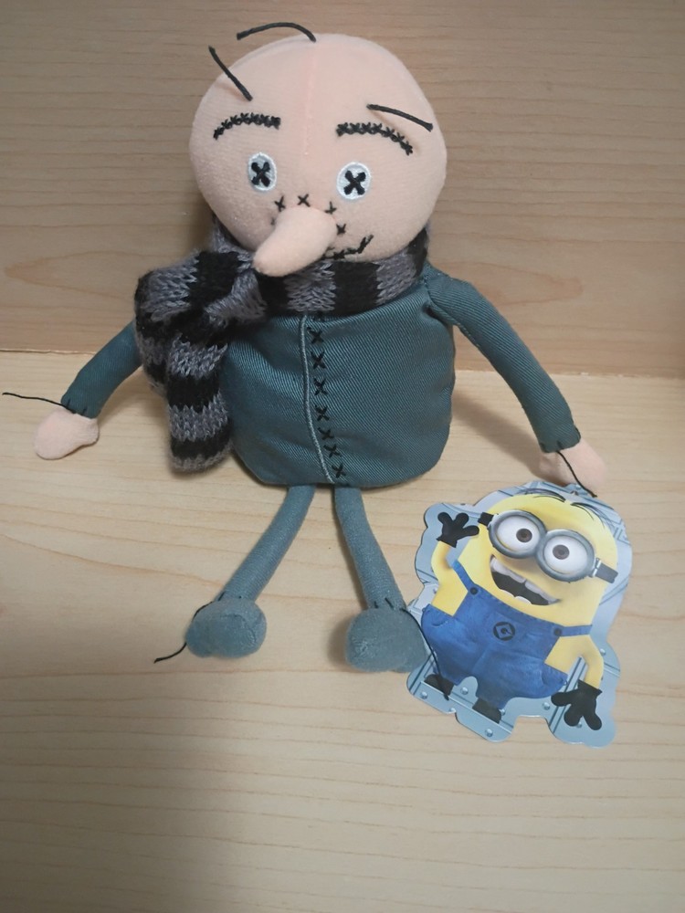 Rare David Nicholls Pixels Plush Despicable Me Gru Doll 9.5″!