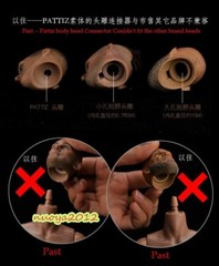 Universal 9Pcs Neck Joint Connector Fit 1/6 Scale 12″ Head Sculpt Hot Toys Body